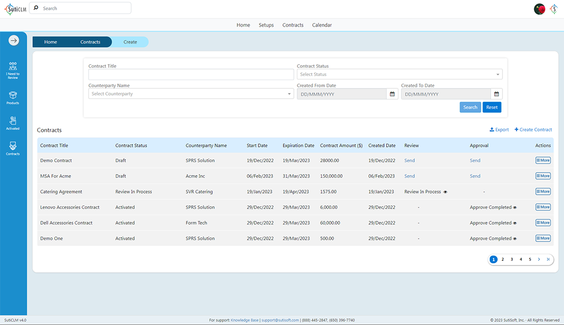 Manage Contractual Agreements | SutiProcure